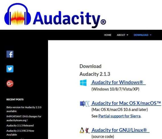 Audacity Full Version Free Download Mac